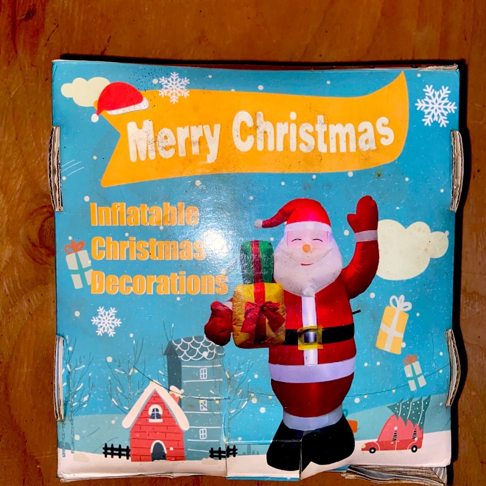 Santa Inflatable 2.5 ft tall.